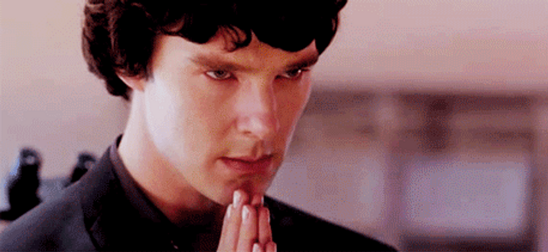 Sherlock Holmes Thinking GIF