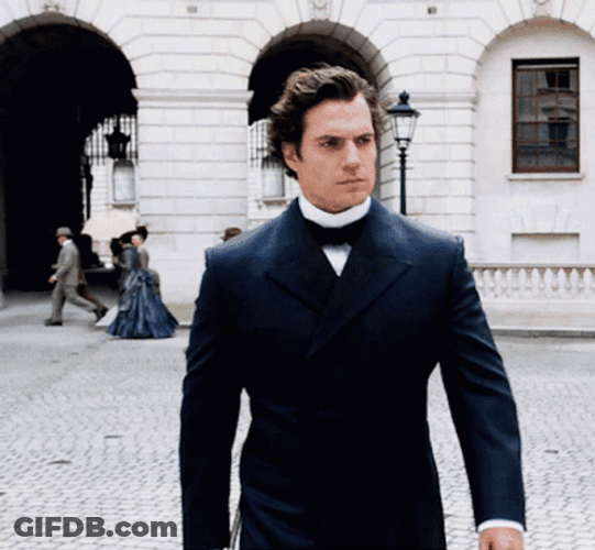 Sherlock Holmes Walking On The Streets GIF