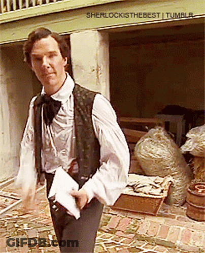 Sherlock Is The Best Tumblr Is Written On The Bottom Right GIF