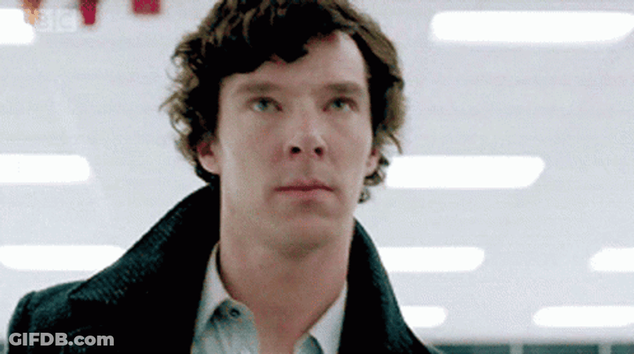 Sherlock Looking At Watch Benedict Cumberbatch GIF