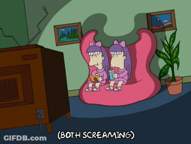 Sherri And Terri Eaten By Couch GIF