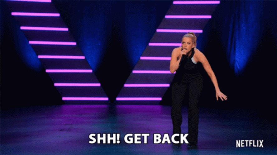 Shh Get Back Comedian Iliza Shlesinger GIF