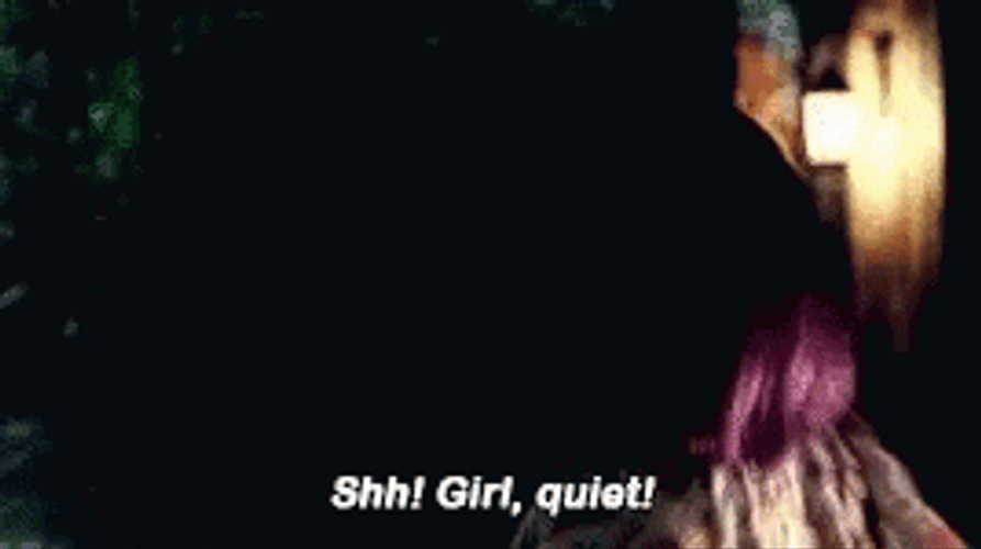 Shh Girl Quiet GIF