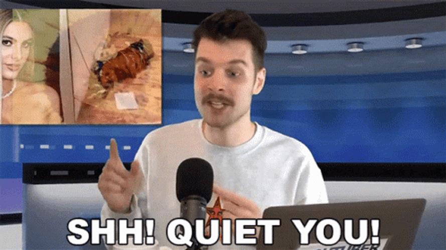 Shh Quiet You Writer Benedict Townsend GIF