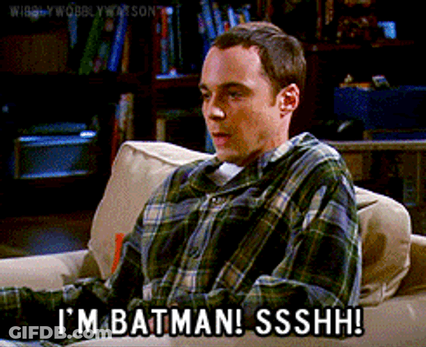 Shh Sheldon Cooper GIF