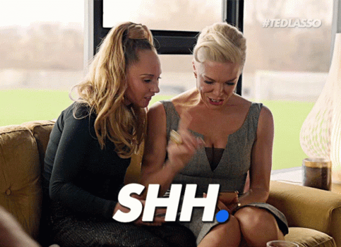 Shh Two Women GIF