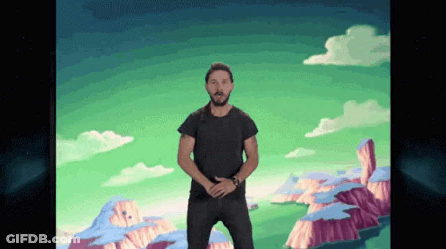 Shia La Beouf Diarrhea Meme GIF