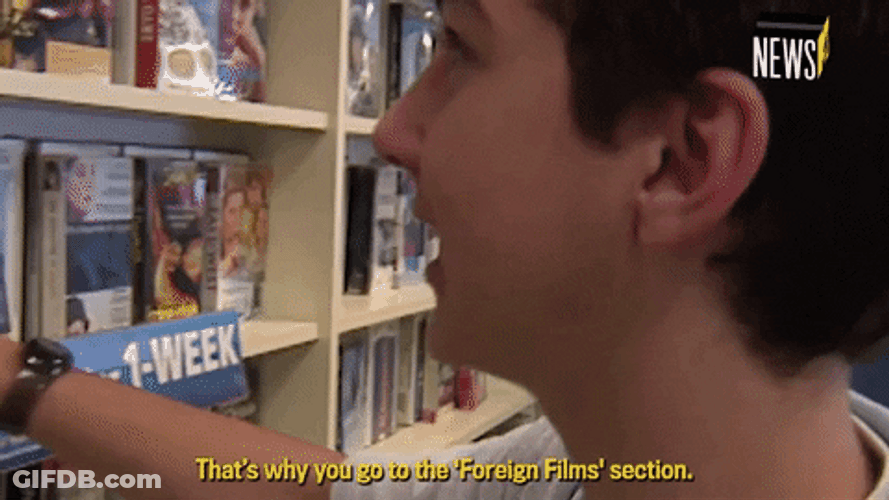 Shia Labeouf Clapping And Saying Go To Foreign Film Section GIF