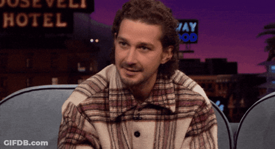 Shia Labeouf Clapping Saying Absolutely GIF
