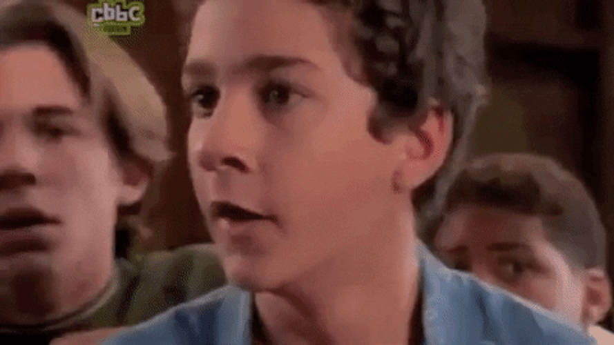 Shia LaBeouf Even Stevens Screaming GIF