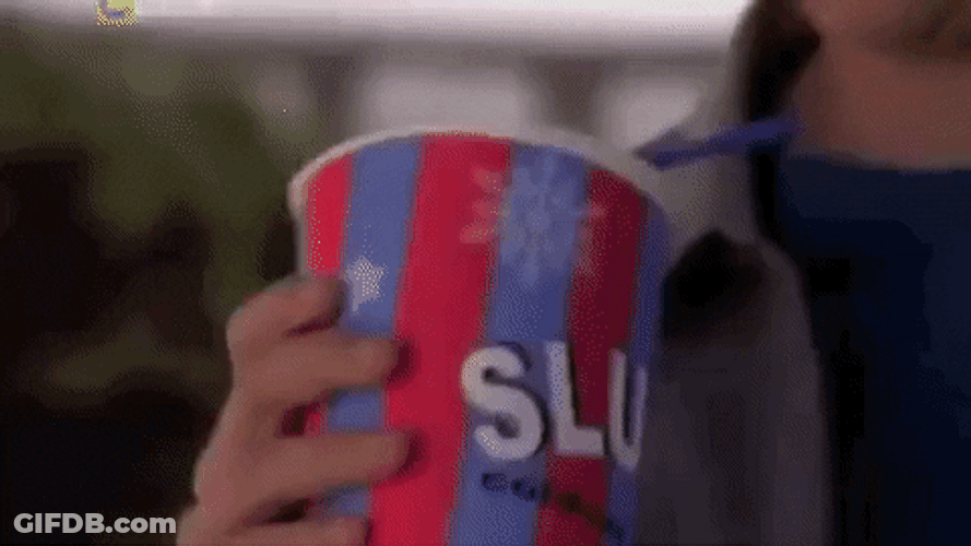 Shia Labeouf Sips Drink GIF