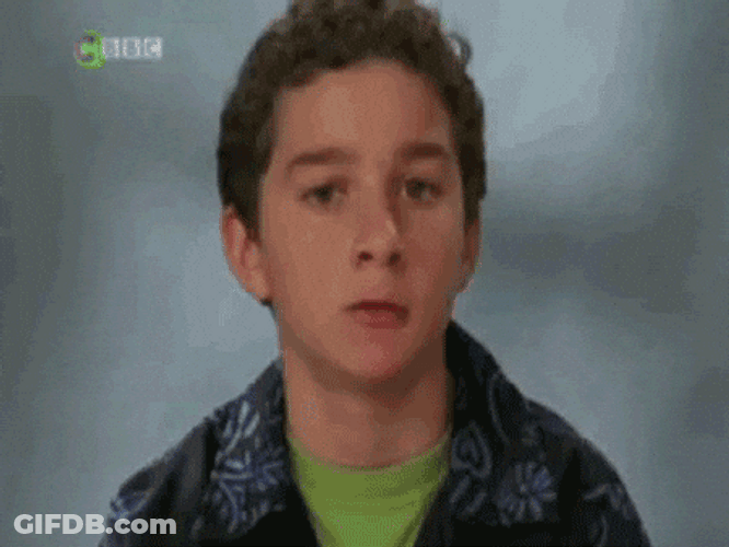 Shia LaBeouf Wacky Picture GIF