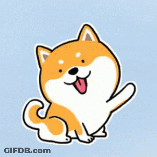 Shiba Inu Animated Sticker GIF