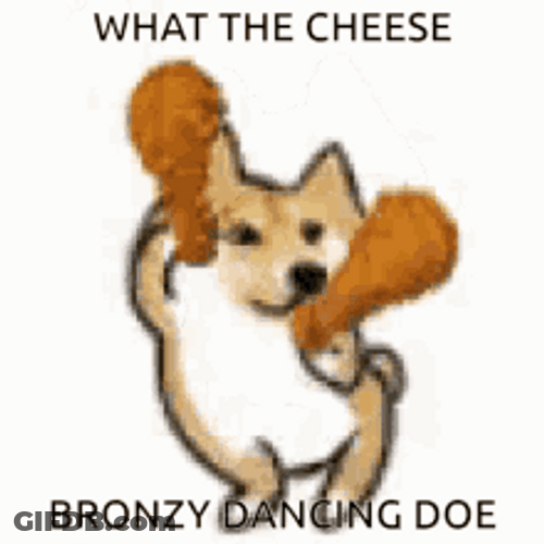 Shiba Inu Hunting Dog Dancing Chicken What The Cheese GIF