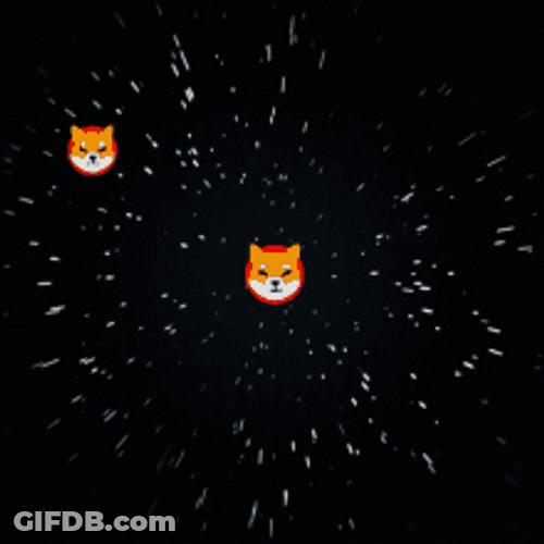 Shiba Inu Hunting Dog Moon Angry Face GIF