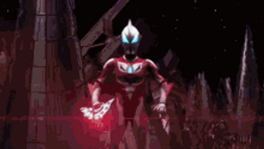 Shield Power Ultraman Defense Action GIF