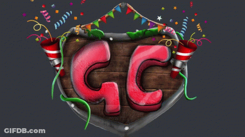 Shield With Pink Letter G GIF