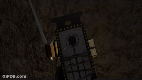 Shield With Sword Coming Out GIF