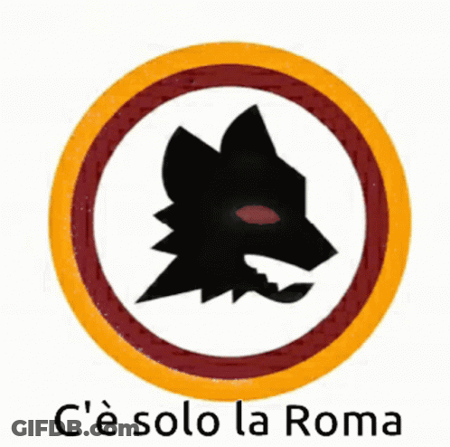Shield With Wolf Saying Roma 1927 GIF