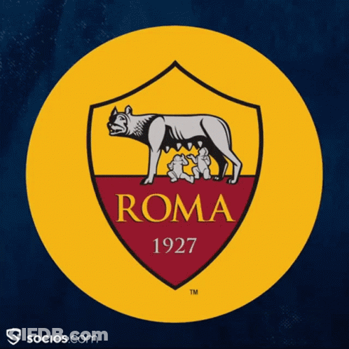 Shield With Wolf Saying Roma 1927 GIF