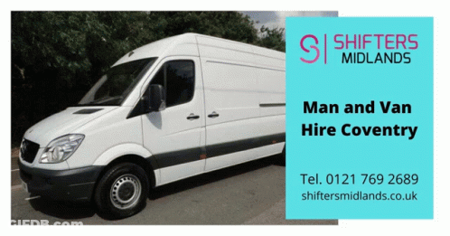 Shifters Midlands Man And Van Hire Coventry White Van GIF