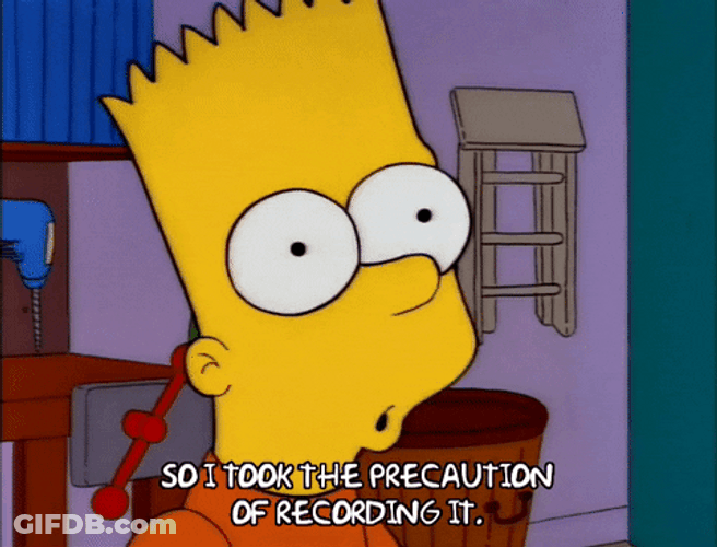 Shifty Eyes Bart Simpson GIF