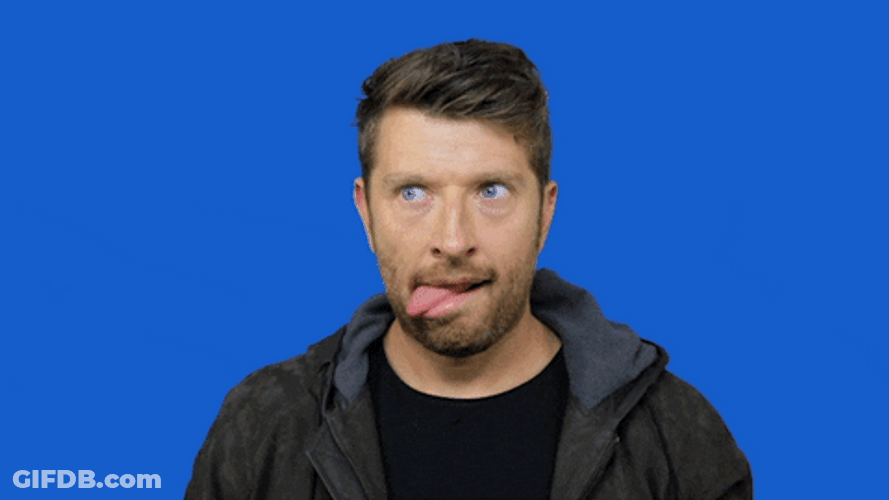 Shifty Eyes Tongue Funny Face GIF