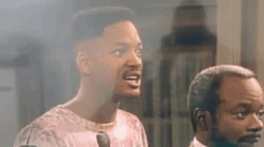 Shifty Eyes Will Smith Shocked Reaction GIF