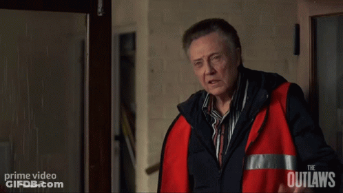 Shifty Old Timer Frank Sheldon GIF