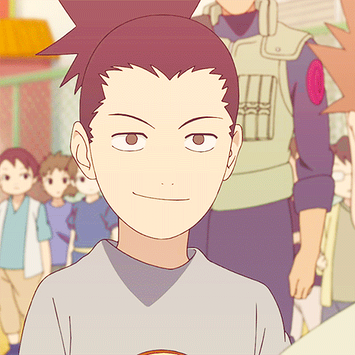 Shikamaru Nara Choji Akimichi Nod GIF