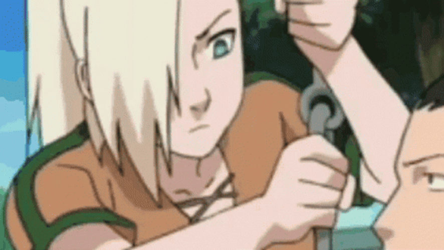 Shikamaru Nara Ino Yamanaka Annoyed Fighting GIF