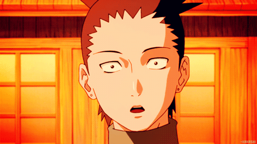 Shikamaru Nara Naruto Confused Reaction GIF
