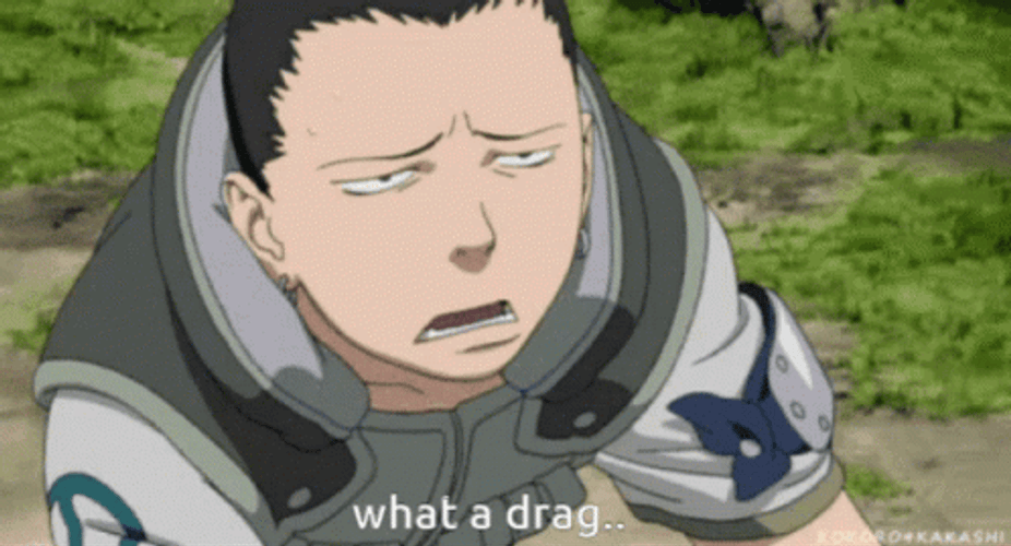 Shikamaru Nara Naruto Face Palm GIF