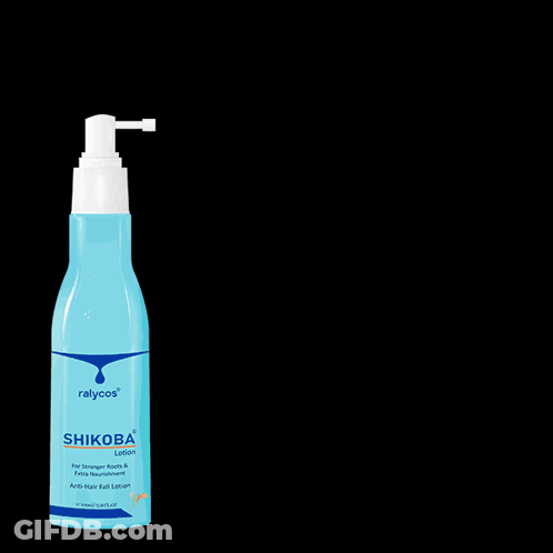 Shikoba Anti Hair Fall Lotion Spray GIF