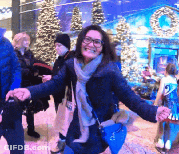 Shimmy In Christmas Street GIF