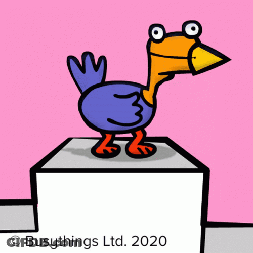Shimmy Weird Bird Dance GIF