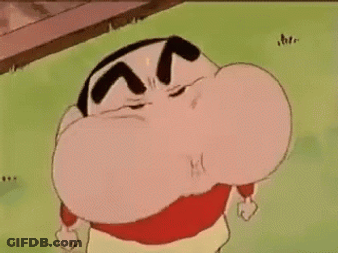 Shin Chan Shinnosuke Nohara Big Cheeks GIF