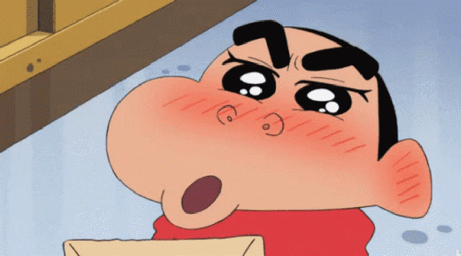 Shinchan Blushing Angry GIF