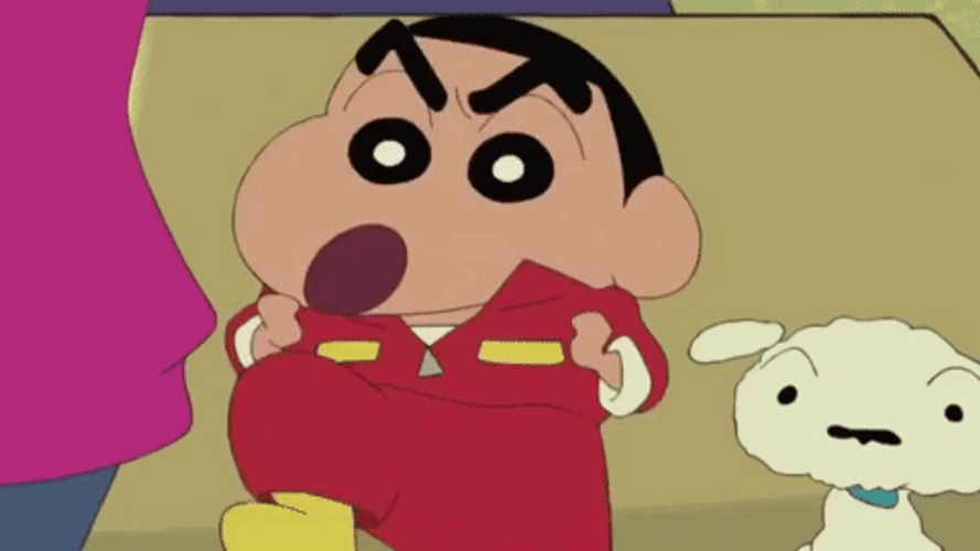 Shinchan Determined Jog GIF