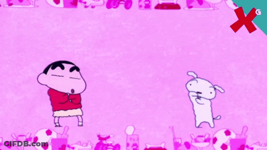Shinchan Happy Dance GIF