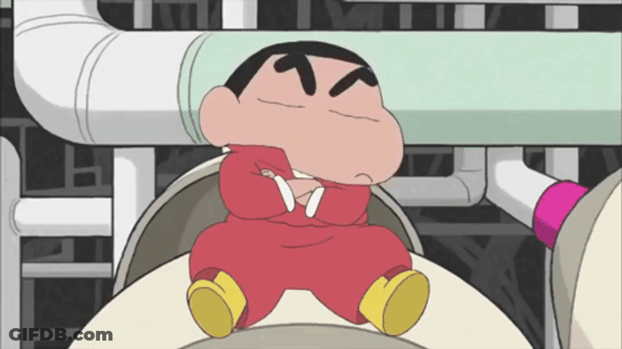 Shinchan Nod Agree GIF