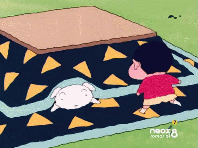 Shinchan Sleeping Snuggle GIF
