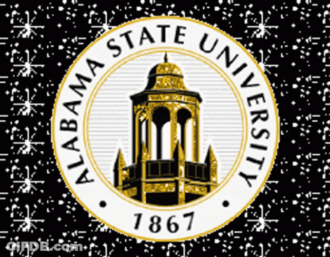Shining Alabama State University Logo GIF