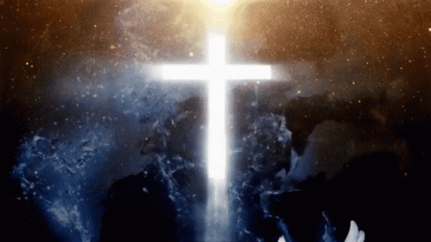 Shining Cross Cosmic Effect GIF