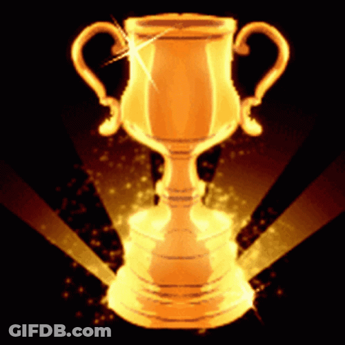 Shining Golden Trophy GIF