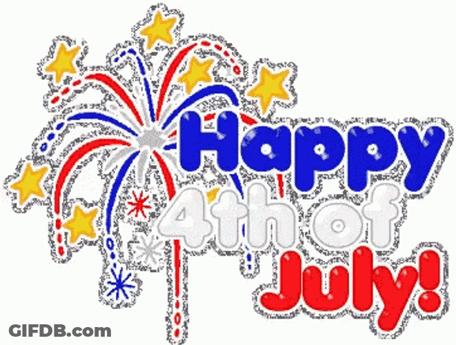 Shining Greeting Happy 4Th Of July GIF