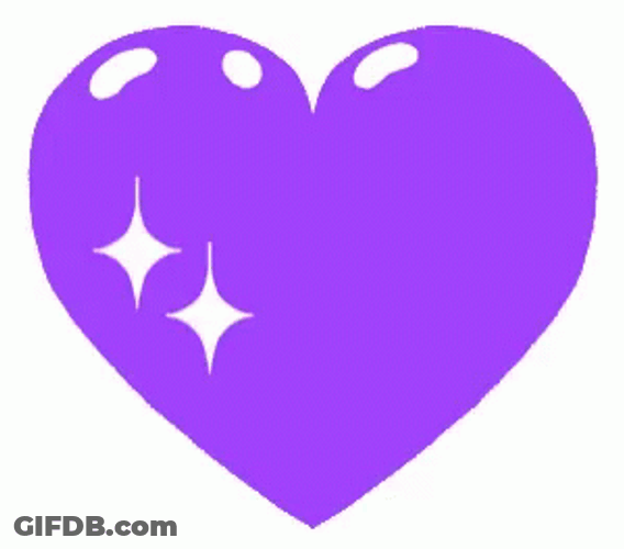 Shining Purple Heart GIF