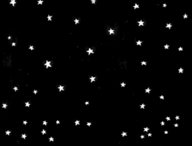 Shining Stars In Dark Backdrop GIF