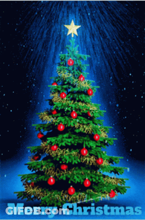 Shining Xmas Tree GIF