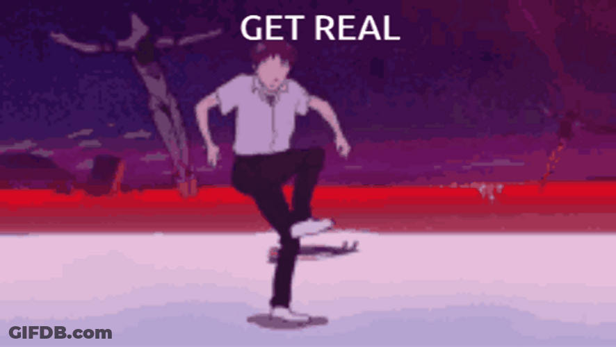 Shinji Dancing Get Real GIF